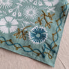 Embroidered Cotton Bandana | Aster - Blue Sage