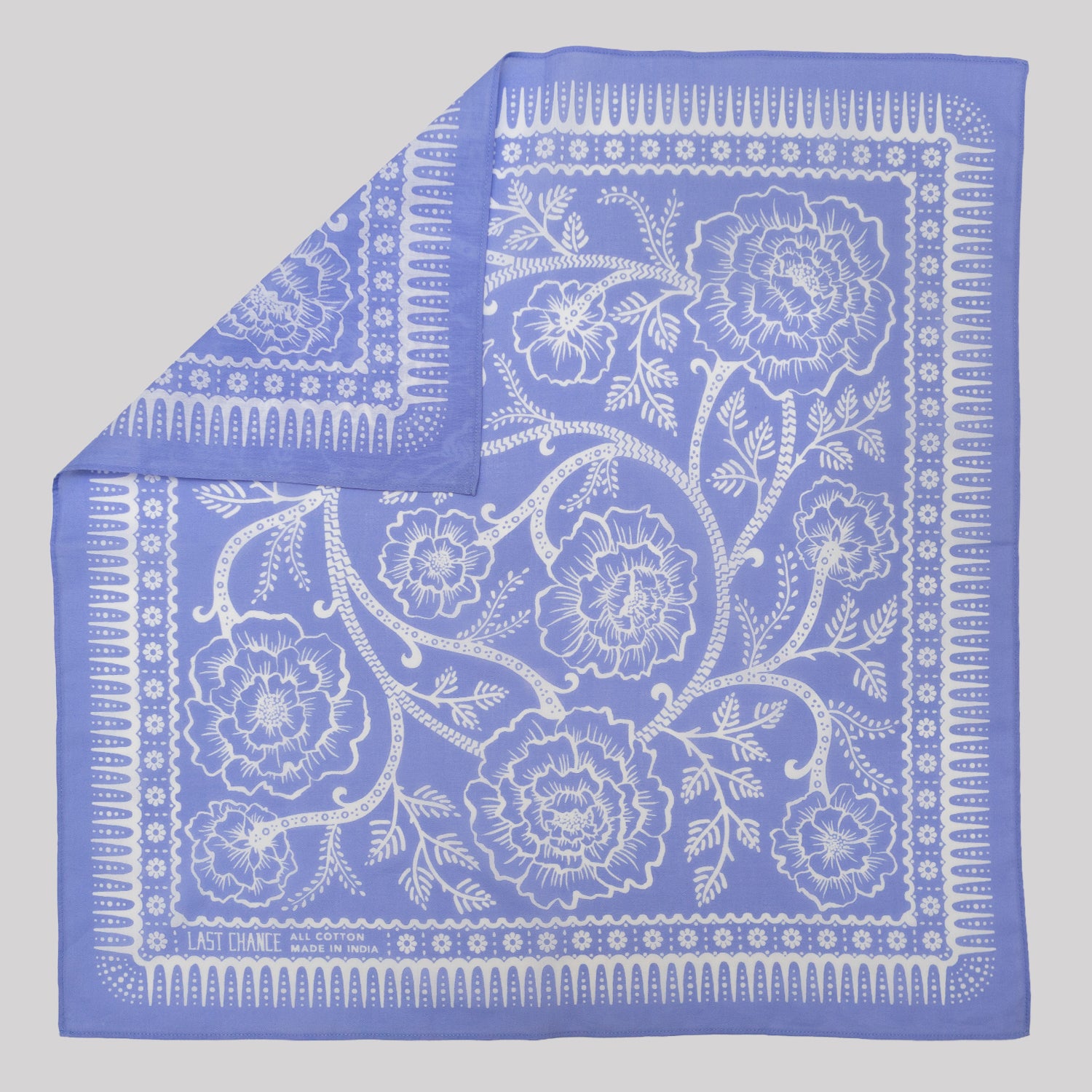 Cotton Ramble Bandana | Periwinkle