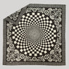 Cotton Sundial Bandana | Faded Black