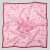 Silk Twill Scarf - Blossom in Rose Pink