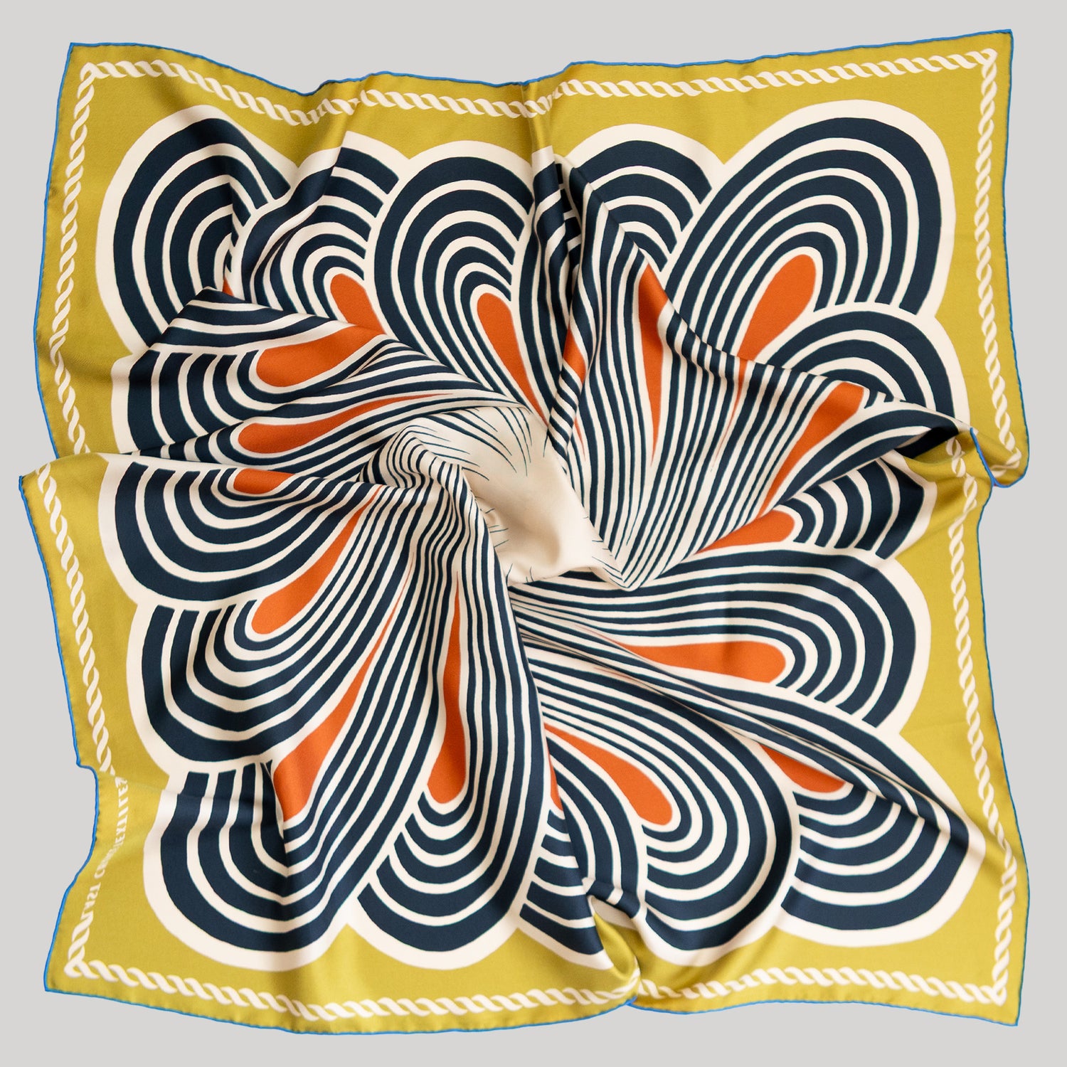 Twofer Silk Scarf - Spiral