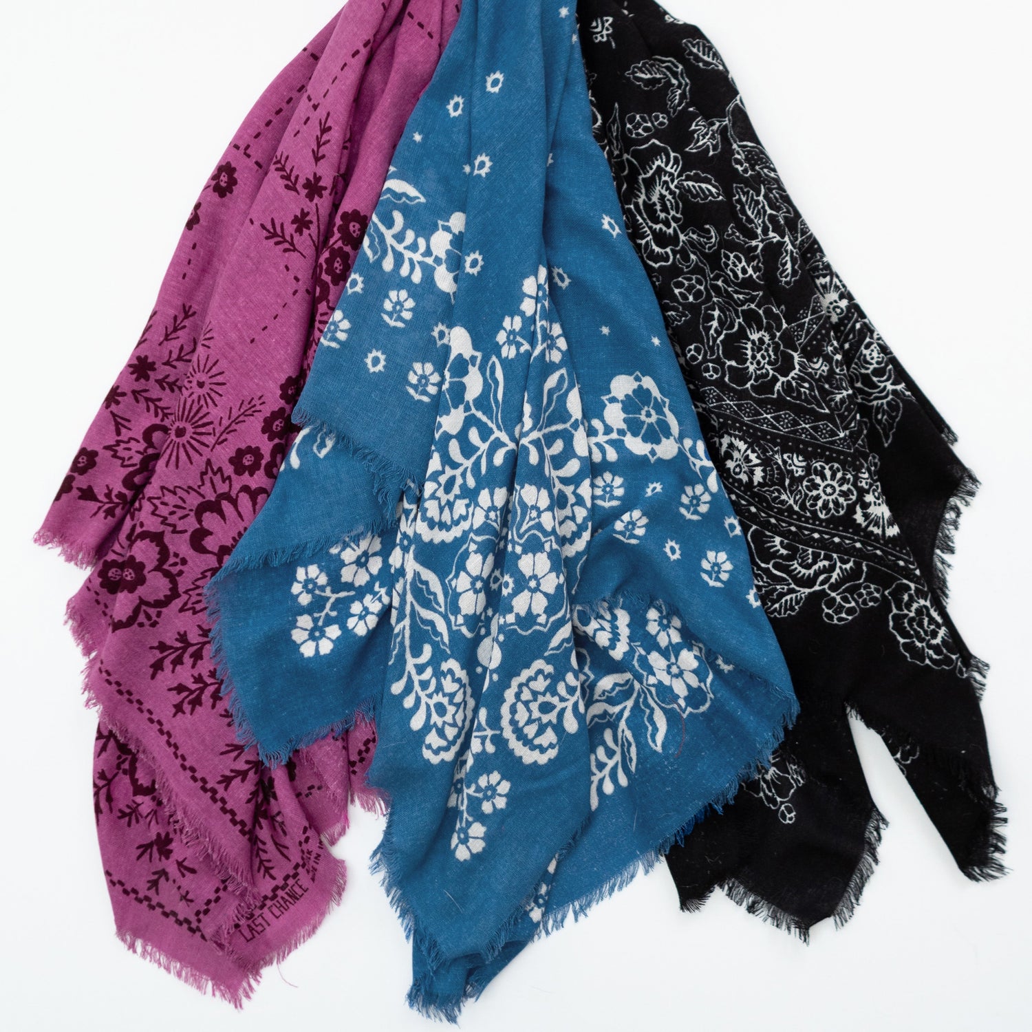 Big Silk Noil Bandana | Berry (PRE-ORDER AUGUST DELIVERY)