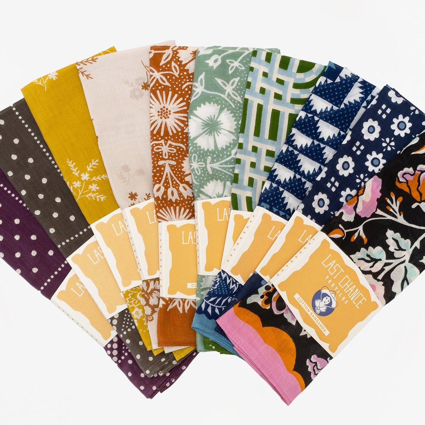 Bundle: Any 10 Cotton Bandanas
