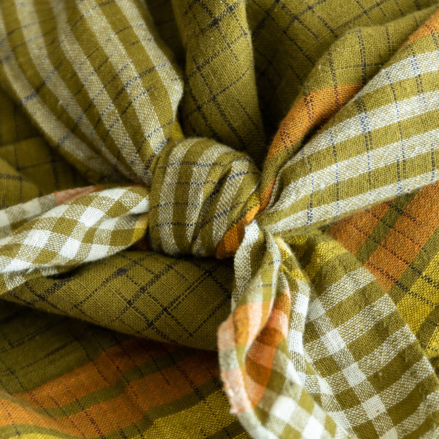 Khadi Cowboy Scarf - Amboy in Moss