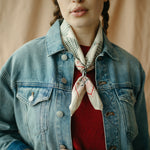 Cotton Checker Bandana | Sand | Last Chance Textiles