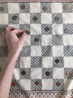 Cotton Checker Bandana | Sand | Last Chance Textiles