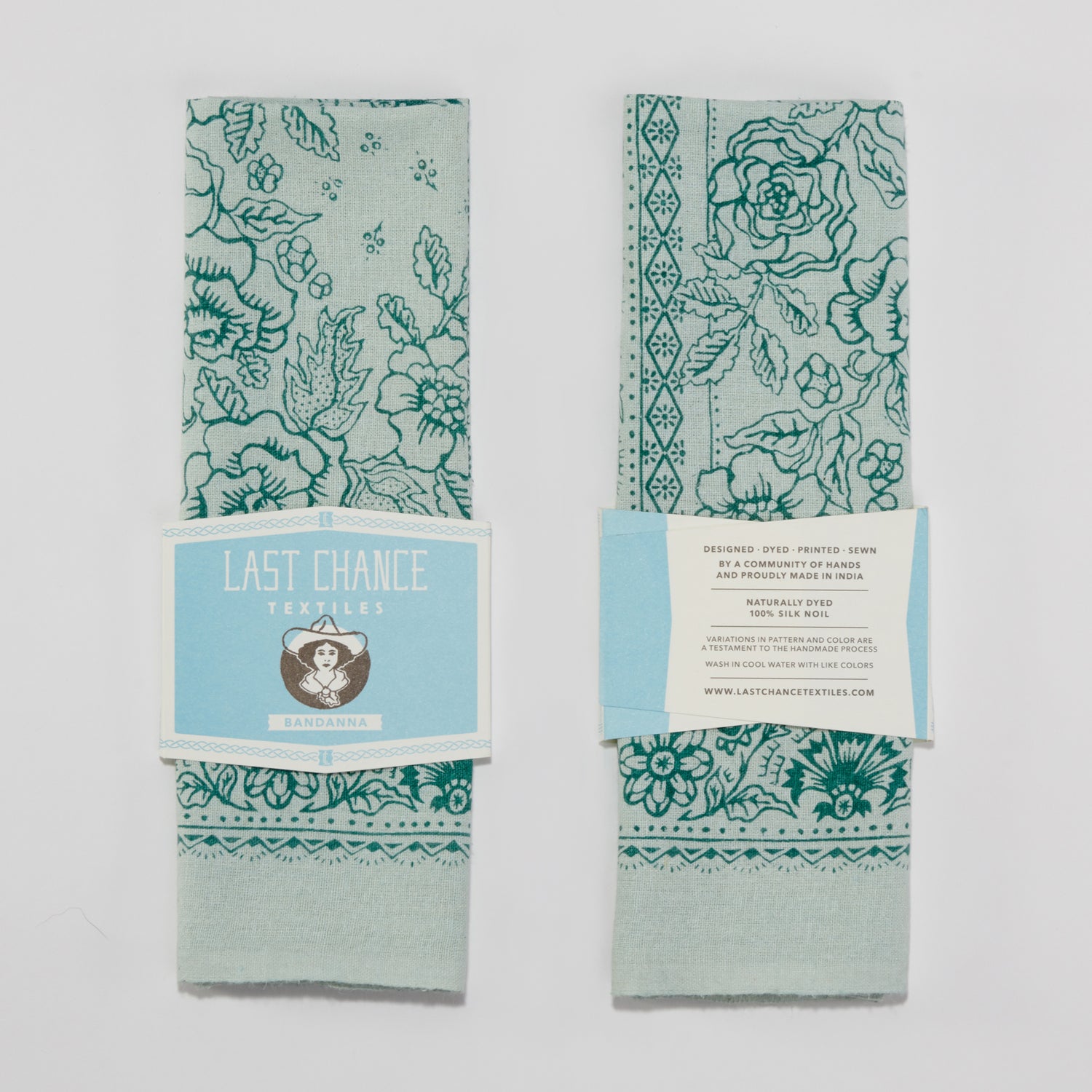 Natural Dye Silk Bandana | Eggshell
