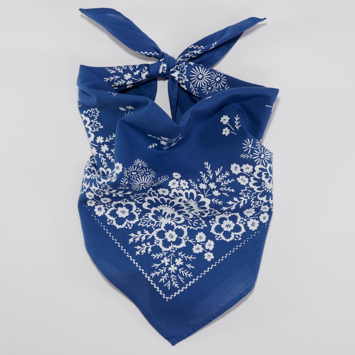 Cotton Field Bandana | Azure Blue | Last Chance Textiles